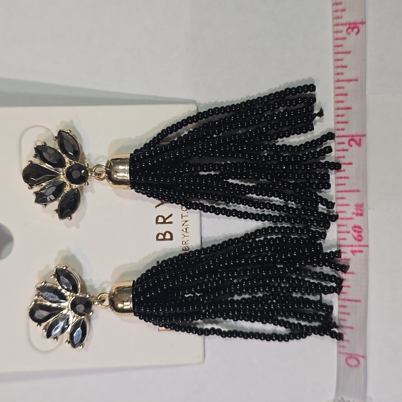 Beaded Tassel Earrings - Picture 4 of 5